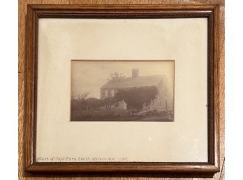 Antique Photo Of House Belonging To Captain Ezra Smith Nelson