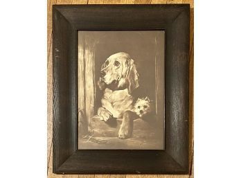 Cute Antique Dogs Print
