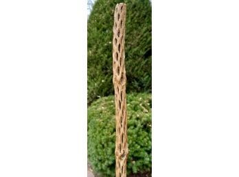 Antique Open Wood Walking Stick 35'