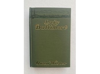 Vintage Lady Baltimore Book By Owen Wister (1906)