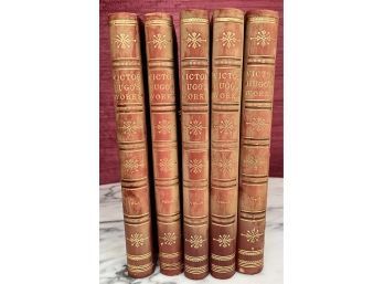 Victor Hugo's Works, 5 Volumes, Illustrated, Includes 'Les Miserables'