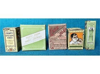 Assorted Mens Toiletries Sample Products In Original Boxes