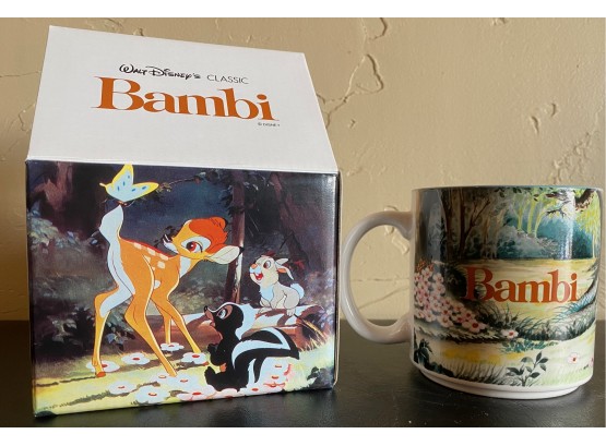 NIB Disney Bambi Mug