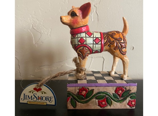 Jim Shore NIB Chihuahua Dog Figurine 'Cheech'