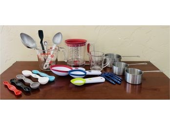 Large Assortment Of Kitchen Measuring Tools