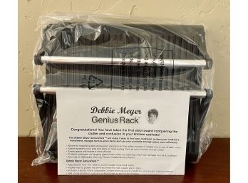 NIB Debbie Mayer 'genius Rack' Shelf Organizer