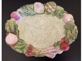 Hand Crafted Fitz & Floyd French Market Vegetable Platter Plate