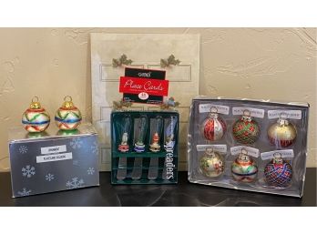 Christmas Themed Place Card Holder Lot
