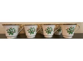 8 Lenox Holiday Cups