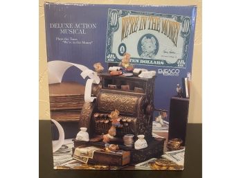 Enesco Deluxe Action Musical 'We're In The Money' With Original Box