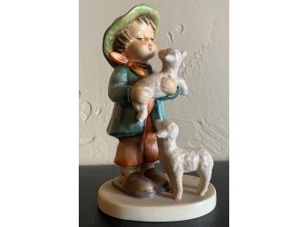 Vintage Goebel (Hummel)Figurine Boy And @ Lambs