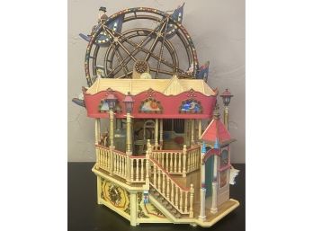 Vintage Music Box By  Enesco Majestic Victorian Ferris Wheel Lites Calliope 562394