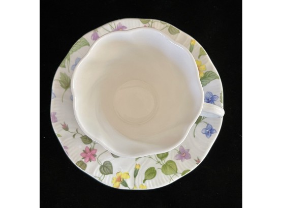 English China 'country Meadow' Cup & Saucer