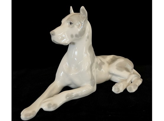 Porcelain Great Dane Figurine- Russian Marked