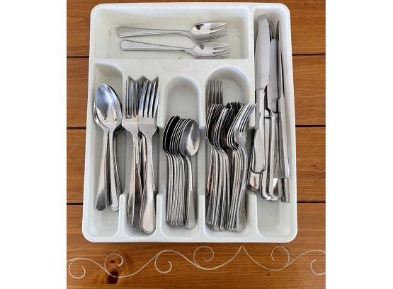 Stainless Steel Flatware Set With Some Lennox