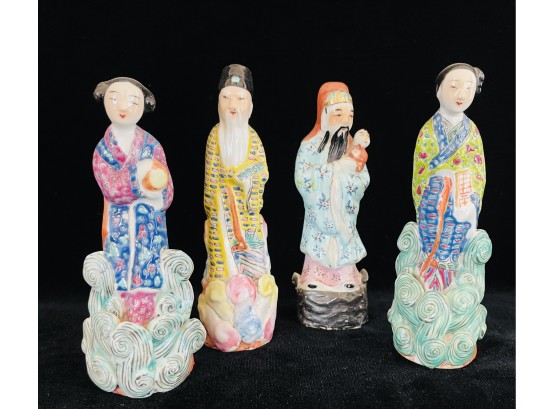 4 Chinese Porcelain Figures