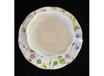 English China 'country Meadow' Cup & Saucer