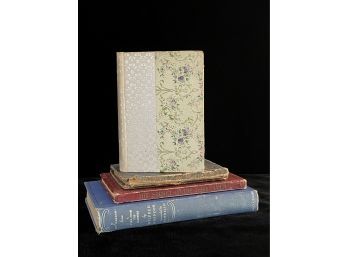 4 Antique Book Lot With Departmental Ditties By Rudyard  Kipling