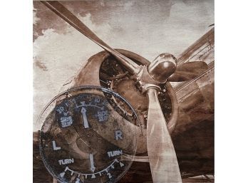 Airplane Picture On Canvas