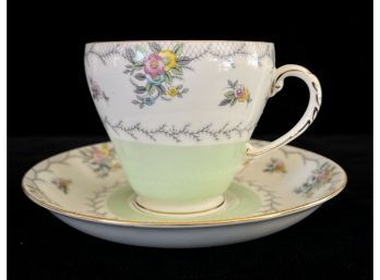 English China 'pevensey ' Cup & Saucer By Crafton