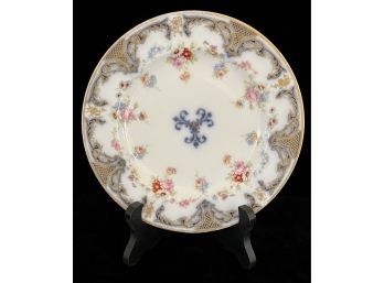 Antique Haviland Limoges Plate With Flowers