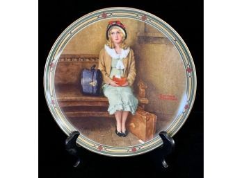 Norman Rockwell 'a Young's Girl's Dream' Collectors Plate