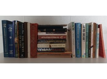 Book Assortment With Some Hardback & Paper Books Various Authors And Genres