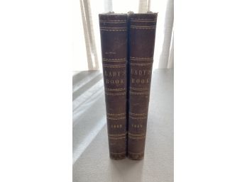 Vintage Godey's Lady's Book (1869) (2 Books)