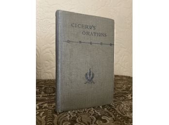 Vintage Cicero's Orations (1896)