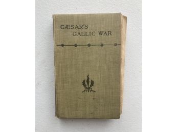 Caesar's Gallic War With An Introduction By Edward Brooks Jr. First Edition (1896)