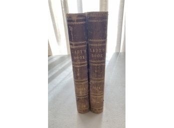Lot Of 2 Vintage Godey's Lady's Books (1863)