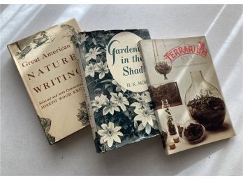 Vintage Lot Including Gardening And Terrarium Book (3 Books)