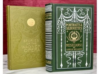 Vintage Portraits & Silhouettes Of Musicians (1901) & Stories Of The Wagner Opera (1895)