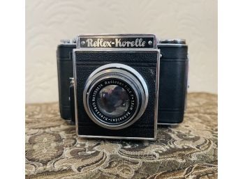 Vintage Reflex-korelle Camera With Manual And Case