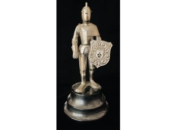 Wonderful Vintage Munich Souvenir Knight In Armor Lighter Spring Missing Or Broken