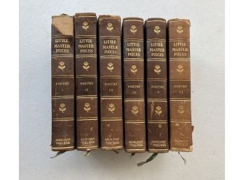 Vintage Little Master Pieces Poetry Collection (1907) (6 Pieces)
