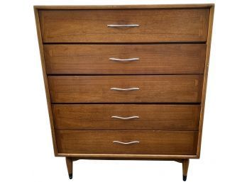 Modern Mid Century 5 Drawer Dresser