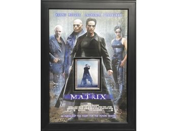 Original Matrix Movie Poster Signed W/ Certificate Of Authenticity