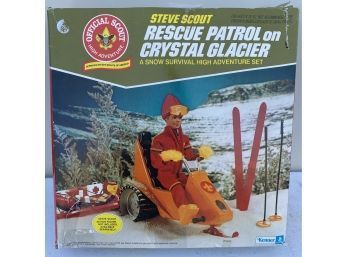 1974 Vintage Kenner Steve Scout Rescue Patrol On Crystal Glacier Adventure Set