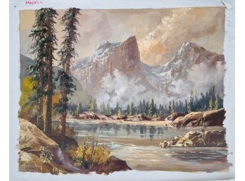 Oil On Canvas Signed By J. Kirsch