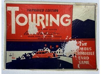 Vintage Touring The Famous Automobile Card Game By Parker Brothers