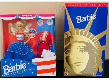 Vintage Patriotic Barbie Collection