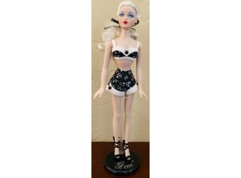 Vintage Doll By 'Gene' Mel Odom For Ashton Drakes Galleries Blond In 2 Piece Black & White Shorts Set