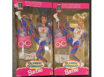 (2) Vintage Olympic Barbies NIB