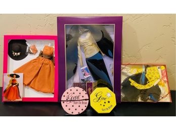 Fun Assortment Of Vintage Doll Clothes And Accessories