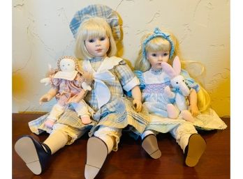 (2) Beautiful Vintage Pauline Bjonness Jacobsen Dolls