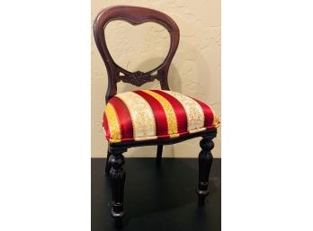 Stunning Victorian Like Wooded Doll Chair