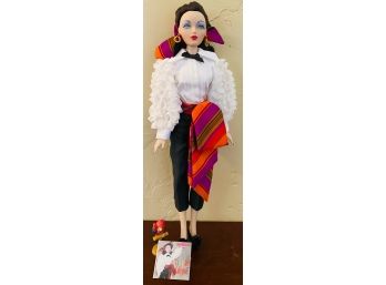 Vintage Doll By 'Gene' Mel Odom For Ashton Drake Galleries Brunette In 2 Piece Rumba Outfit