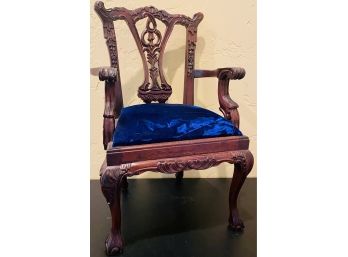 Vintage Victorian Like Wooden Doll Chair