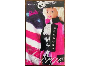 Vintage 1996 George Washington Barbie Doll #17557 Mattel